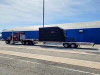 Trucking & Rigging a Charlotte Makino Machine