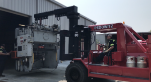 Pedowitz Machinery Movers Carolina Trucking & Rigging International Container Shipping to China from Port of Savannah Georgia