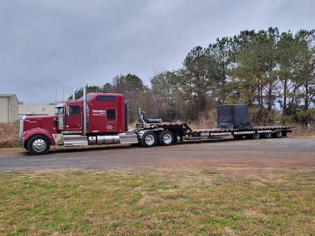 Injection Die Mold Machine Transport from George to Carolina Pedowitz Machinery Movers