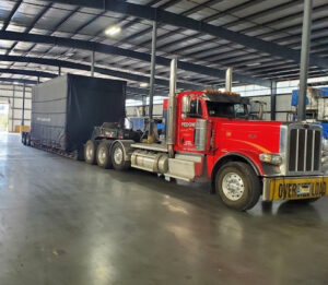 Pedowitz Machinery Movers Rigging MU8000 5 Axis Machining Center Charlotte Trucking Company Heavy Riggers Near Me 1