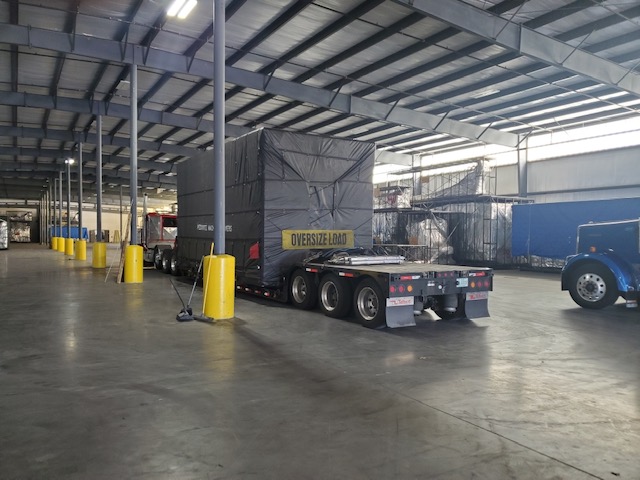 Pedowitz Machinery Movers Rigging MU8000 5 Axis Machining Center Charlotte Trucking Company Heavy Riggers Near Me 2