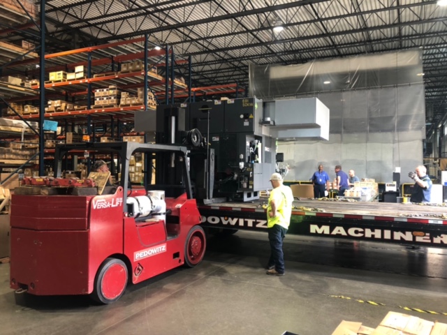 Pedowitz Machinery Rigging Charlotte NC Trucking & Rigging Takamaz Machines 15800 lbs Dallas NC _7185
