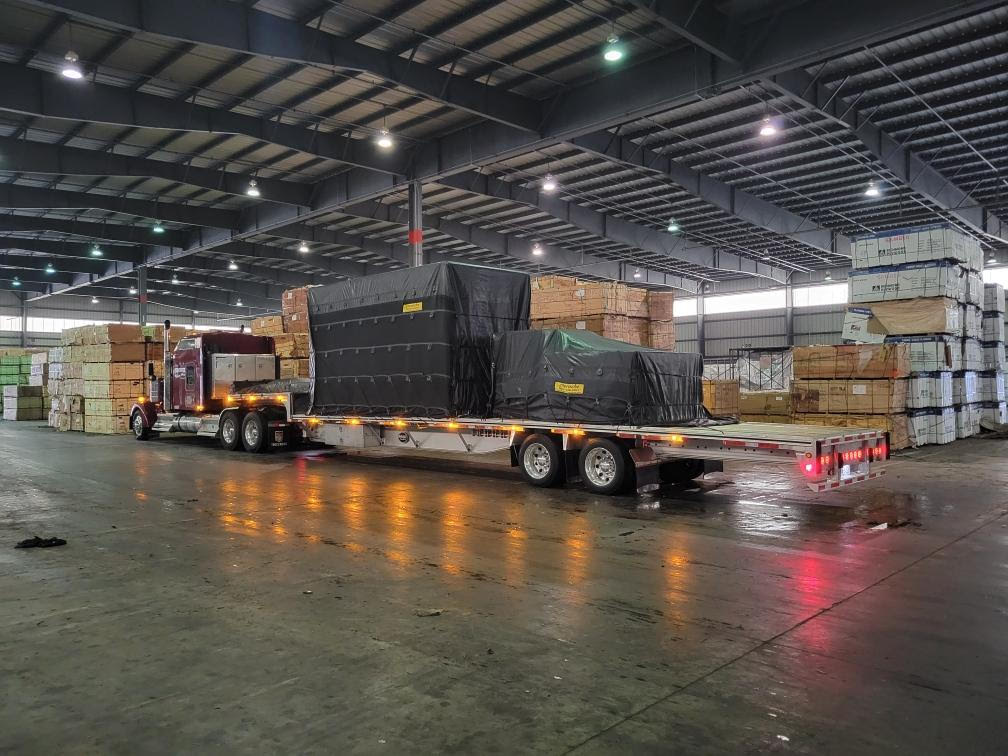 Pedowitz Machinery Movers Carolina Trucking Rigging Services Mazak hcn4000 CNC Newport News Virginia to Miami Heavy Equipment 2