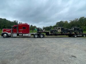 Pedowitz Machinery Movers SC Trucking and Rigging Fort Bragg Military Vehicles 2