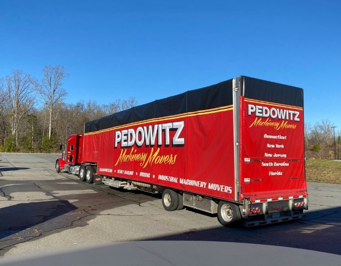 Pedowitz Rigging Company Charlotte North Carolina Oversize Load Trucking For Machine Tools 1